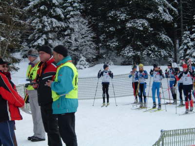 Simone Z. (7) vor dem Start