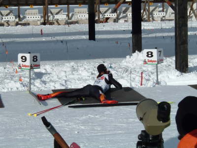 Kathrin beim Liegendschie�en