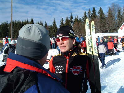 Kathrin im Gespr�ch mit Rudi