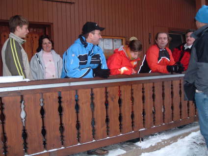 Vor der Siegerehrung