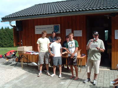 Charly, Simon, Benjamin und Christian