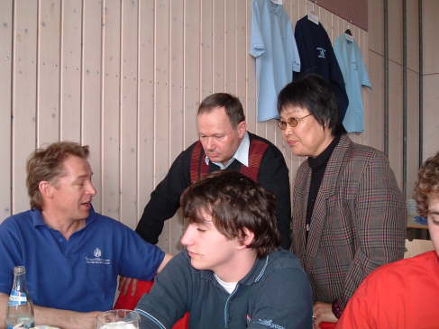 Gosheimer Fans mit den Eltern von Simone 