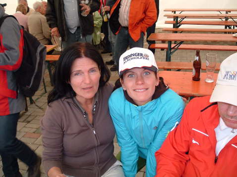 Kathrin mit Mama und Rudi