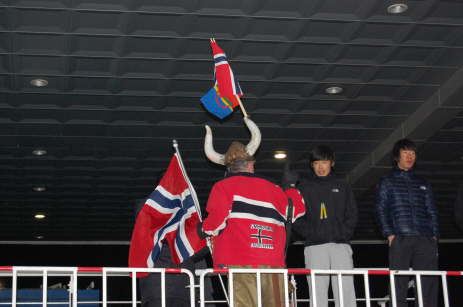 Auch ein paar Norweger waren da