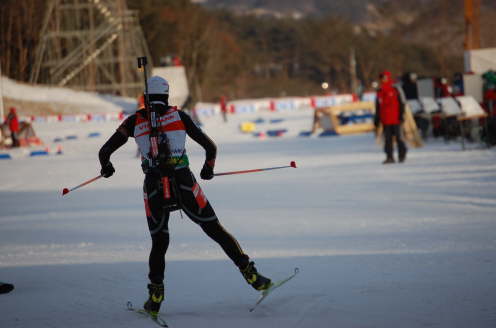 Auf dem Weg zum ersten Schie�en