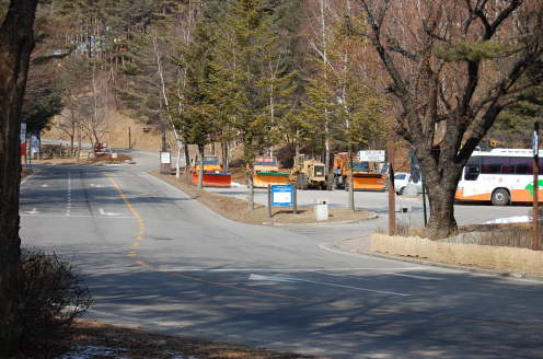 ..sie waren auf Schnee vorbereitet...