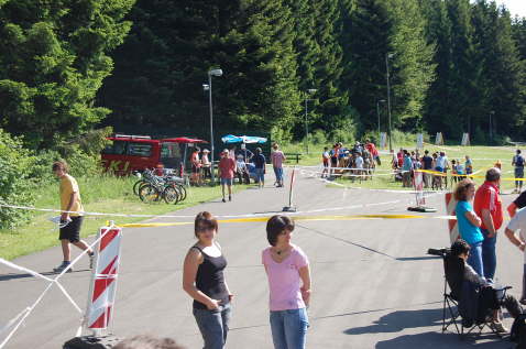 Richtung Luftgewehrstand
