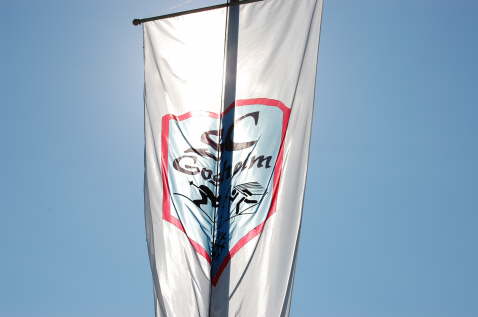 Der SC Gosheim zeigt Flagge