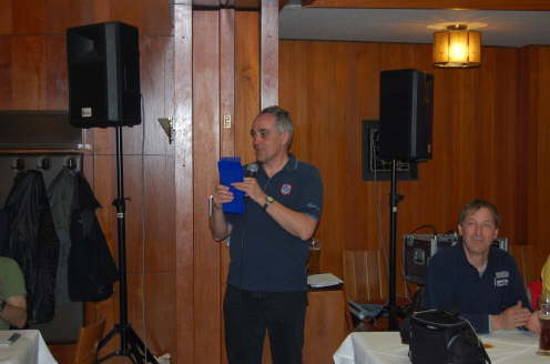 SCG - Chef Charly beginnt mit seiner Ansprache