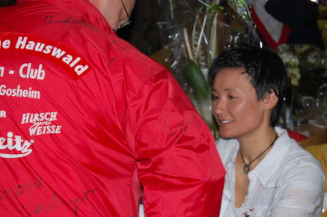 Autogrammstress... und trotzdem immer l�cheln