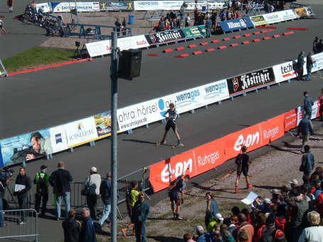 Christian beim Zieleinlauf