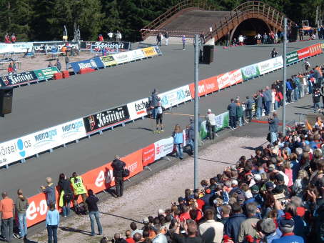 Zieleinlauf der Deutschen Meisterin 2007