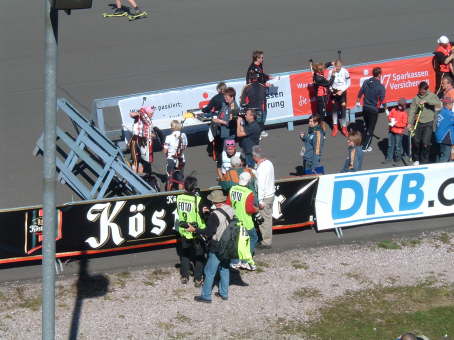 Erste Siegerinterviews