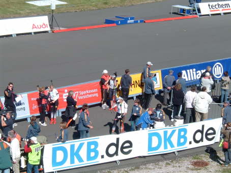 Auch Kathrin im Ziel