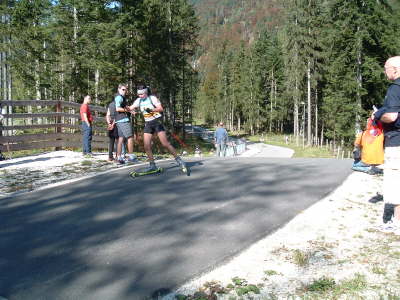 Anja Faller bei Ihrem Lauf