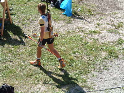 Simone Schempp vor seinem gro�en Rennen