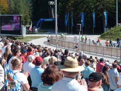 Christian beim Zieleinlauf