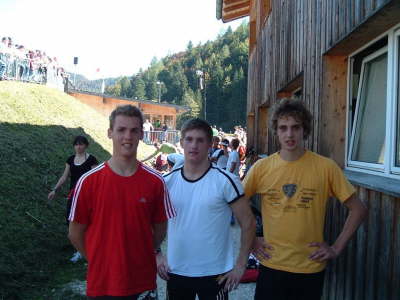 v.l.; Anja Faller, Simon Schempp, Fabian Hegar und Christian Hermle