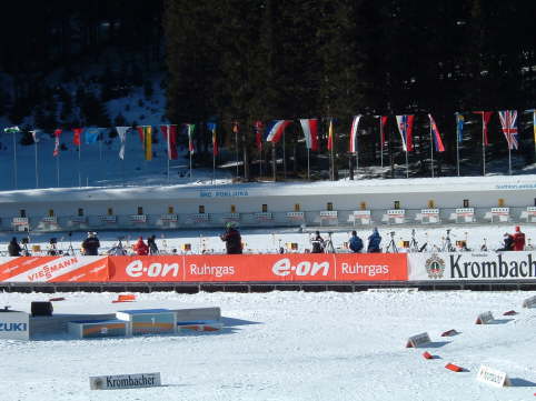 Stadion in Pokljuka