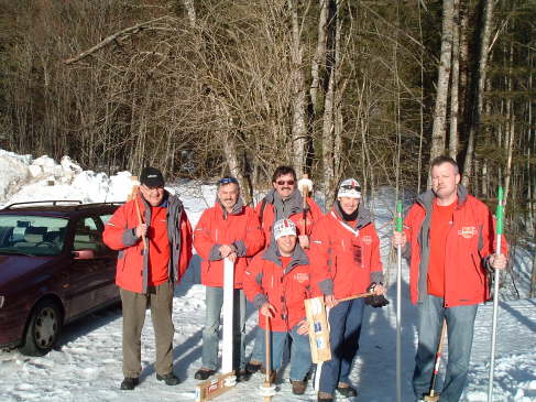 Biathlonfreunde im Anmarsch