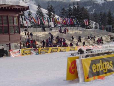 Stadion nach den Rennen