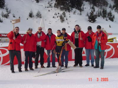 Biathlonfreunde mit Simone