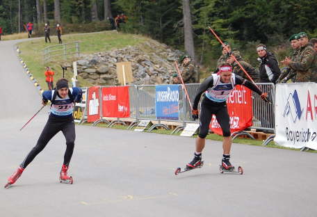 Schlussprint zwischen Christian und Michi Greis