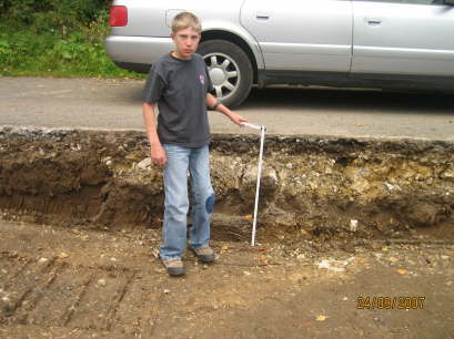 Man musste ganz sch�n tief buddeln...