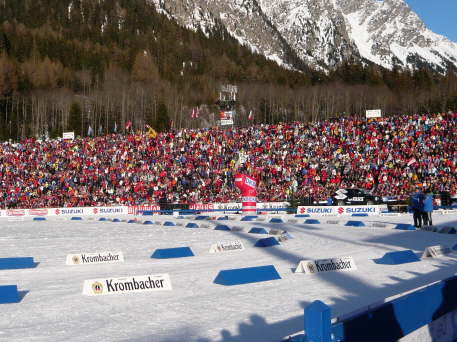 Antholz - eines der sch�nsten Biathlonstadien