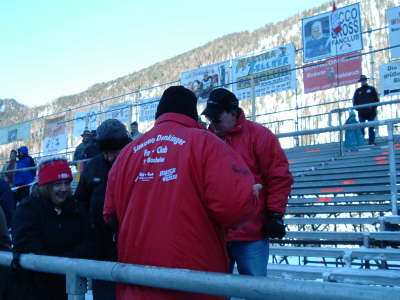 Warten auf den Wettkampf